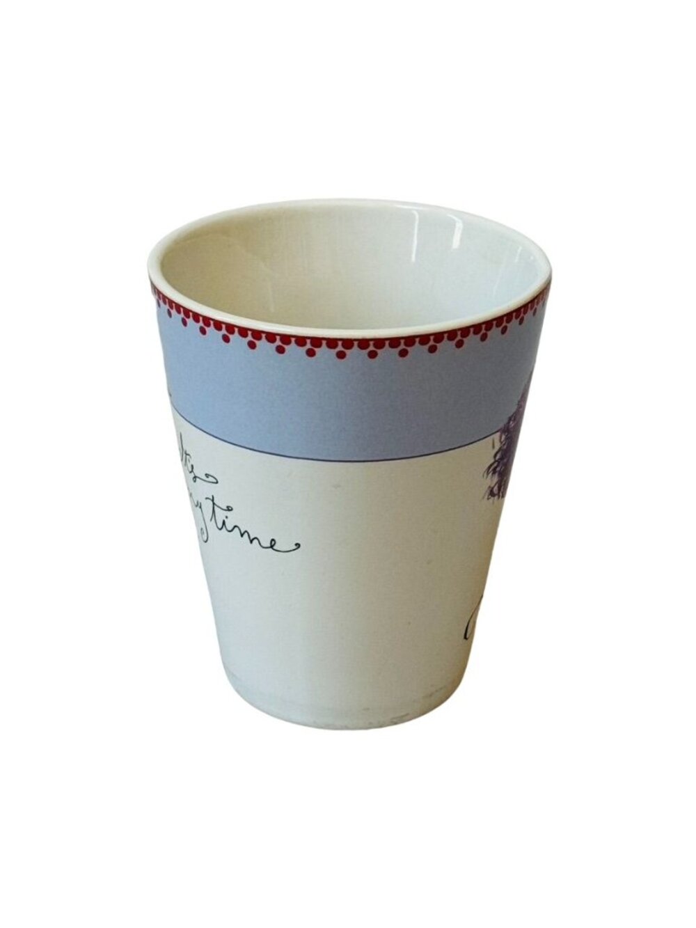 Coffee Cup Mug ROSANNA "IT'S MY TIME" Red Hat and Heels Ceramic Handled 10 Ounce - Picture 4 of 7